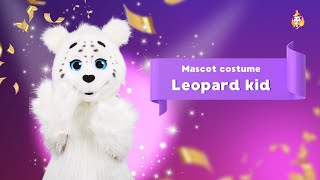 Leopard kid Mascot Costume