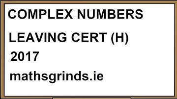 Leaving Certificate Examination 2017 Mathematics Paper 1 Higher Level Question 2