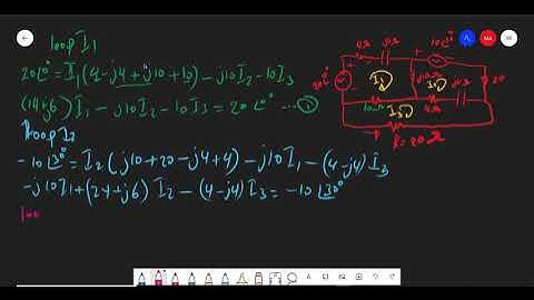 04- Sinusoidal Steady State Mesh Analysis