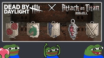 How to get all 5 Attack on Titan charms in DBD