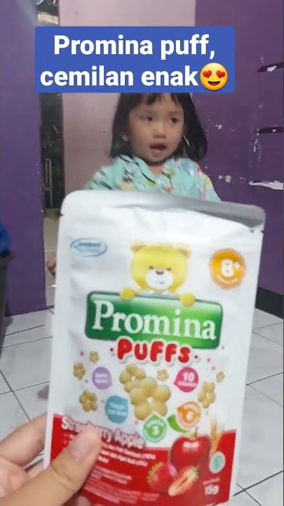 Promina puffs cemilan enaaaak, arumi suka banget #shorts #fyp #promina