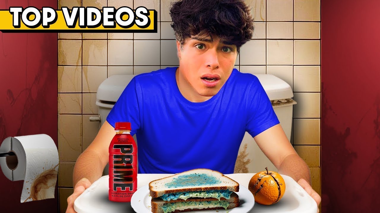 100 часов питаемся школьной едой! | Stokes Twins