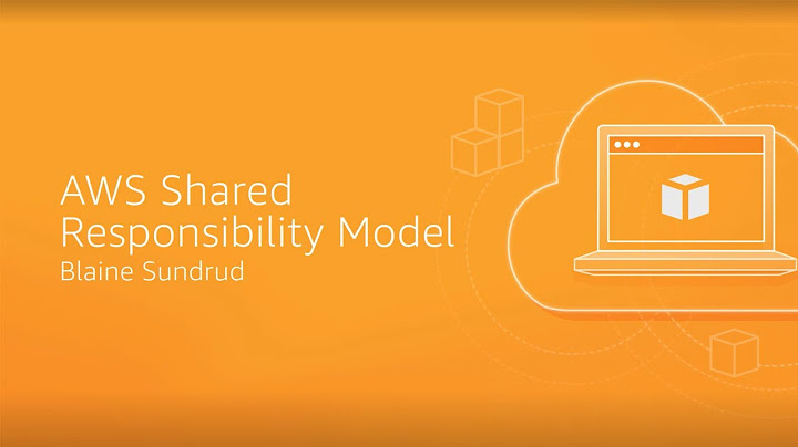 Which of the following are aspects of the AWS shared responsibility model?