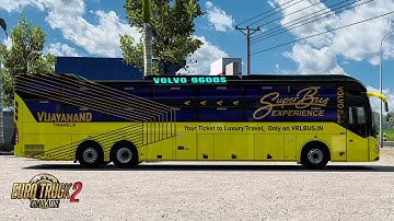 Shri Krishna Prakash bv Maxima Ashokleyland Sleeper bus game play  | ashok leyland bus mod ets2