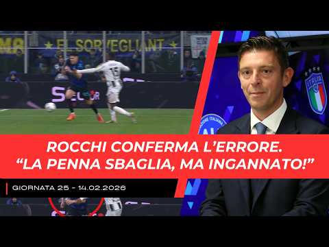 Video Inter Juventus: Rocchi conferma l'errore di La Penna, ma se la prende anche con Bastoni.
