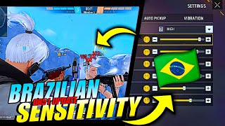 Brazilian Players Secret Sensitivity Revealed 100% Headshot Rates Ob51 Update