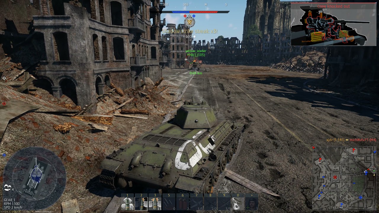 War Thunder: T-34E | Shadow Strike Streak: x3