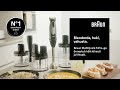 Braun MultiQuick 5 Pro-ga õnnestub kõik kiiresti ja lihtsalt.