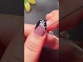 💅🏻🧷🌸 Easy french tip nail design with flowers 🌺 #nailart #nails #naildesign #nailtutorial