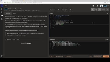 CodeWars - First non repeating character - 021018