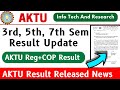 Aktu result 2024 3rd  5th 7th sem result