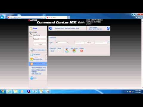 Creating a Kyocera address book from csv