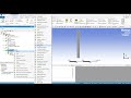 ANSYS FEA Stress in Pressurized Cylinder 2D Axisymmetric Analysis Part 1