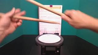 ELEM BAND Snare Tutorial 25 Lightly Row