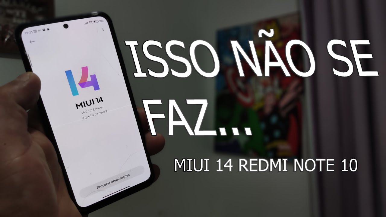 A MIUI 14 DO REDMI NOTE 10, ISSO NÃO SE FAZ - YouTube