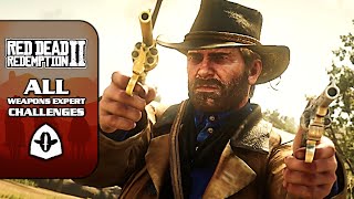 RDR2 [100% Walkthrough] - All Weapons Expert Challenges