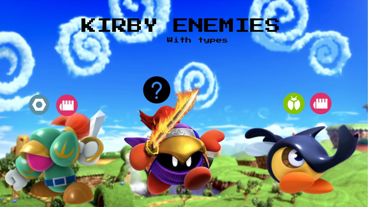 What If Kirby Enemies Had Pokemon Types? YouTube