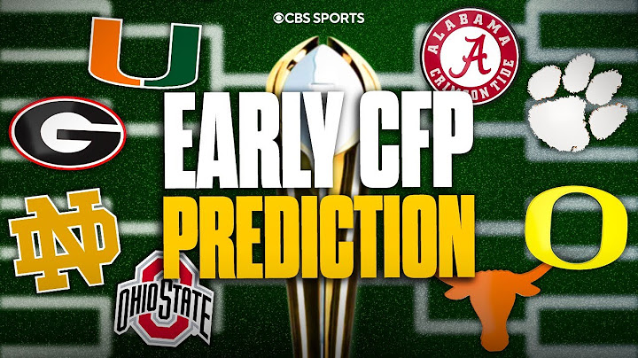 College Football Analyst predicts the 2025 CFP Bracket | Texas winning the National Championship?