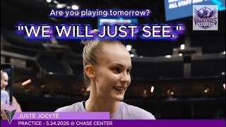 Valkyries Rookie Justė Jocytė Speaks to Media for First Time | Full Interviews 5.24.2026