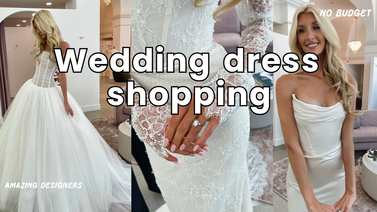 WEDDING DRESS SHOPPING COUTURE| Galia Lahav, Tom Sebastien, KYHA