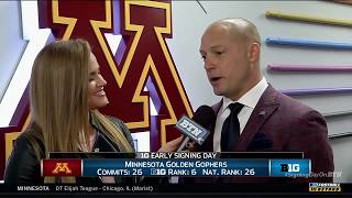 P.J. Fleck Talks 2018 Recruiting Class