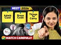 🚨NTA Big Update - Admit Card OUT I Dress code , Things to Carry I NEET 2026