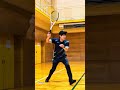 ソフトテニスのシングルスの練習! #shorts