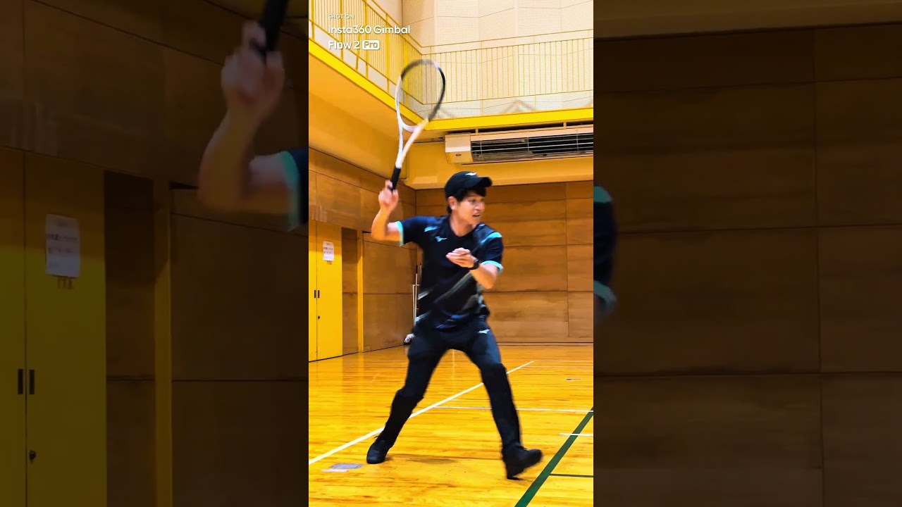 ソフトテニスのシングルスの練習! #shorts
