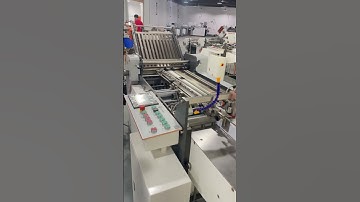 paper Folder machine #guk #mbo #packing #printing #foldingmachine #pharmaceutical