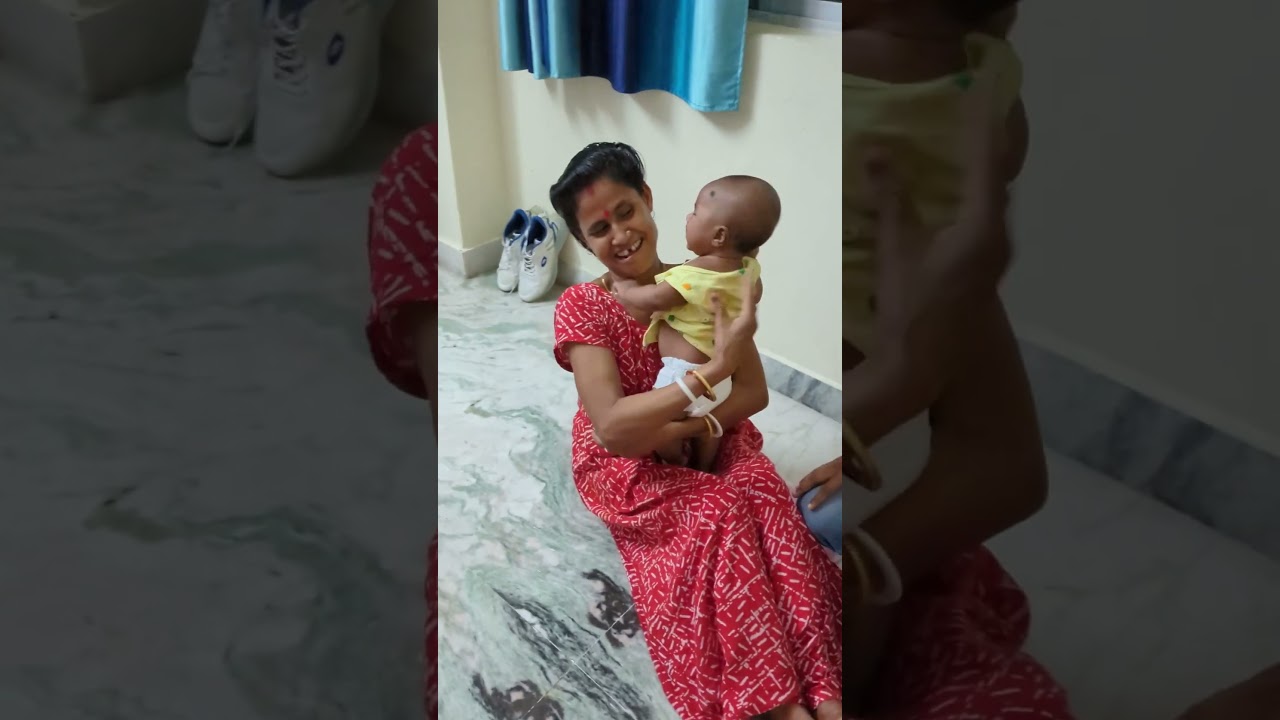 পার্থিব ওর দিদার কোলে 😍 