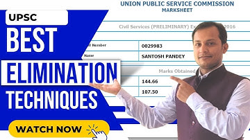 Option Elimination Techniques for UPSC PRELIMS
