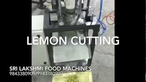 Lemon Cutting Machine