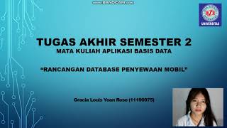 Tugas Akhir Semester 2~Aplikasi Basis Data