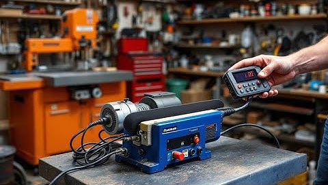 Belt sander VFD test with brake resistor