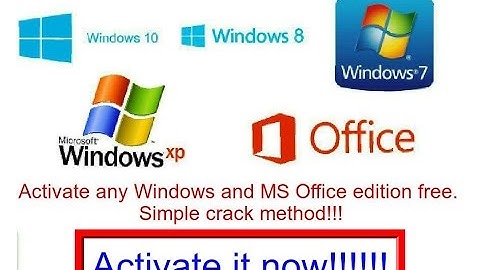 How to Activate Windows 10.1/10/8.1/8/7/XP Permanently fix - Universal Crack