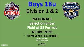 B18u D1/D2 Selection Show NCHBC 2026: HomeSchool Basketball Nationals