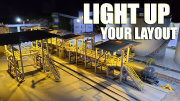 Layout LIGHTING on your Model Railroad! - N Scale