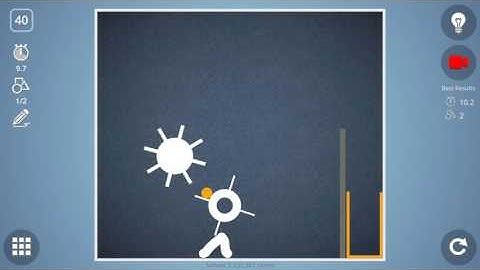 Check out how I solved level 40 in Brain It On! #BrainItOn