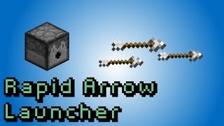 Minecraft: Hidden Rapid Arrow Launcher