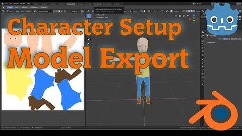 Godot 3.1 Character Setup 3 - 3D Model Export