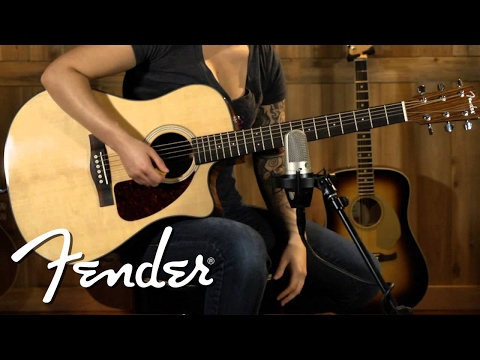Fender Acoustic CD-140SCE Demo | Fender