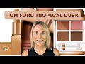 BRAND NEW Tom Ford Soleil De Feu Eye Color Quad Tropical Dusk/Soleil De Feu Lip Balm Sunlight