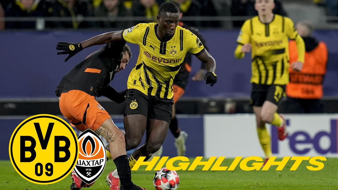 Guirassy & Bensebaini score for home win! | BVB - Donetsk 3:1 | Highlights