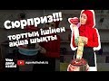 Сюрприз торты | Ішінен ақша шығатын торт | superkelinshek vlog