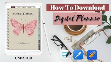 How To Download Your Digital Planner From Etsy | Ipad | Goodnotes, Noteshelf, Notability