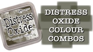 Distress Oxide Colour Combinations - with Scorched Timber 🪵