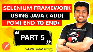 Page Object Model Selenium WebDriver || Create Custom Selenium Framework using Java ||  Part 5 (POM)