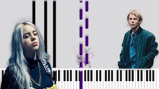 Lovely x Another Love - Billie Eilish, Tom Odell | Piano Mashup Resimi