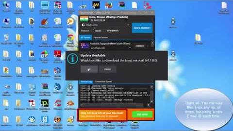 تفعيل EASY HIDE IP VPN كل 3 ايام