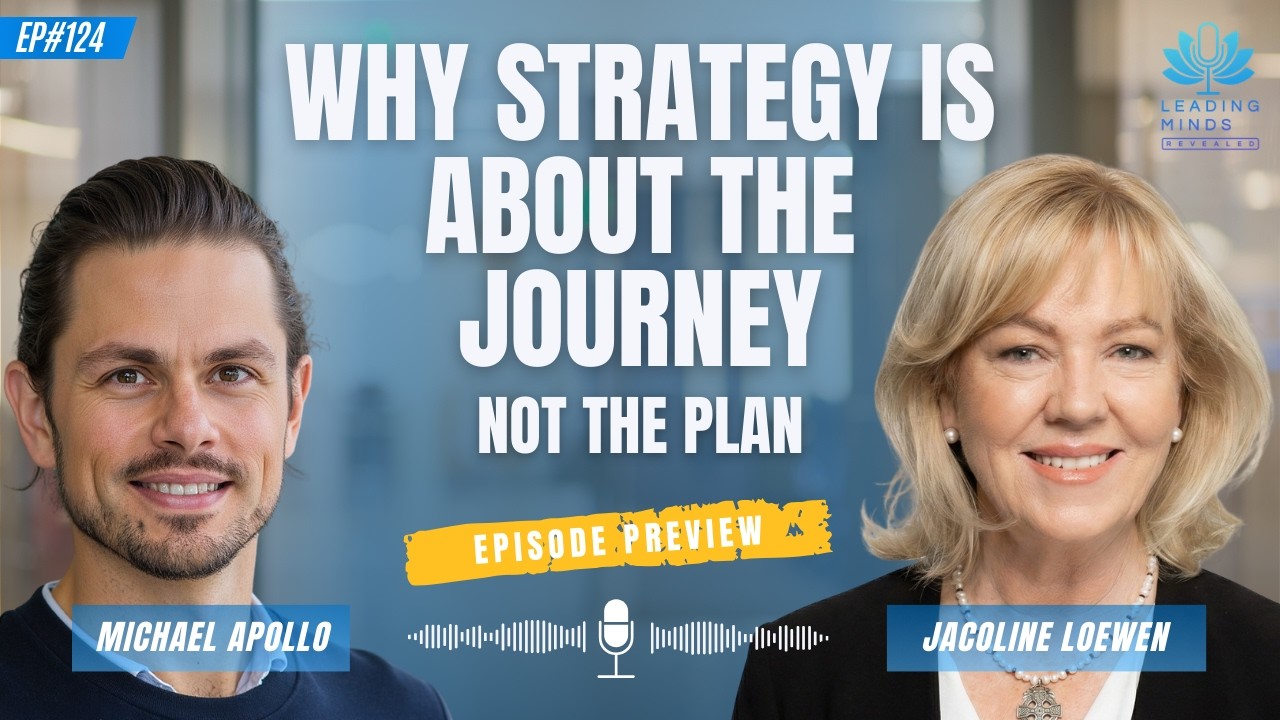 Why Strategy Is About the Journey Not the Plan | Jacoline Loewen - YouTube